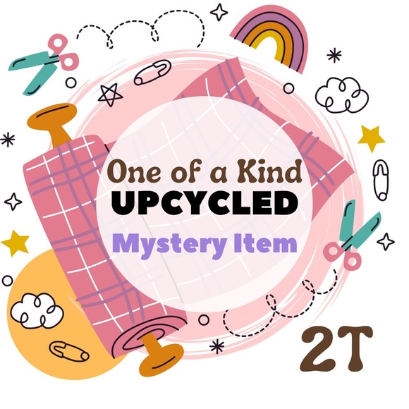 Mystery Box One of a Kind Upcycled Item Kids Toddler 2T Boys Girls Fun Unique - Picture 1 of 1